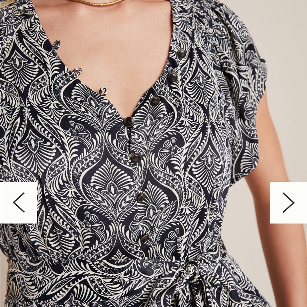 Anthropologie Zadie Satin Jumpsuit - Picture 3 of 3